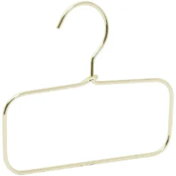 Cintre accessoire métal jaune doré x3
