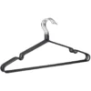 Cintre antiglisse acier revêtement plastique noir x5