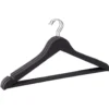 Cintre bois noir toucher doux x3 - L44,5xH23cm