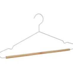 Cintre en bois blanc x3