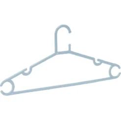 Cintre en plastique bleu x5 - L38,5xH17cm