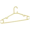 Cintre en plastique jaune x5 - L38,5xH17cm