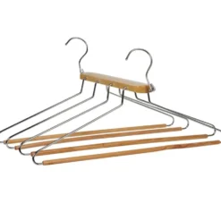 Cintre gain de place 4en1 en bois L42xl41cm