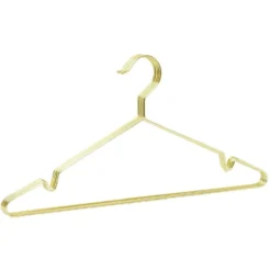 Cintre métal jaune doré x5