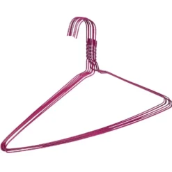 Cintre métallique coloré x8