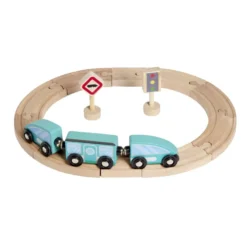 Circuit véhicule en bois 24 pièces 30x26cm - 3 modèles