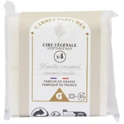 Cire parfumée blanc ivoire senteur vanille 40g x4