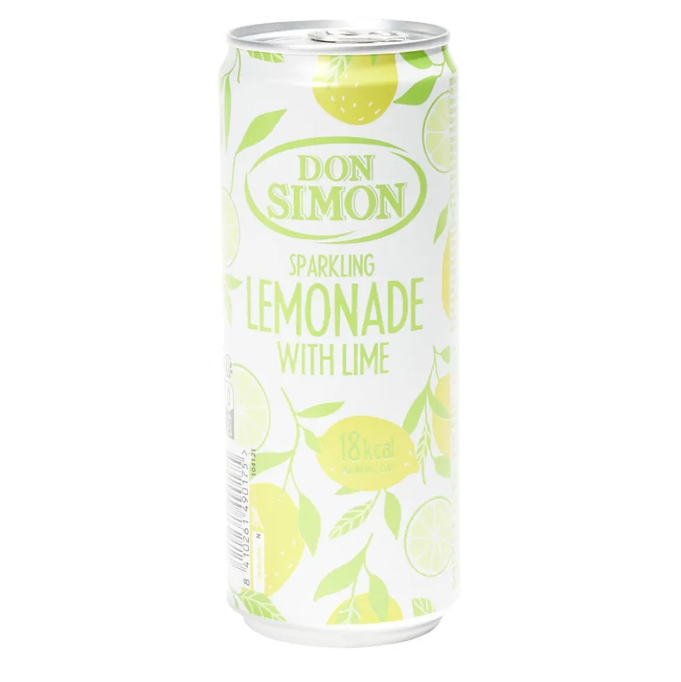 Citronnade pétillante au citron vert Don Simon canette 33cl