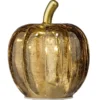 Citrouille décorative automne verre à LED Ø7,5xH9,5cm (4 modèles)