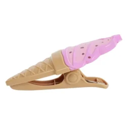 Clip pince serviette de plage forme glace x2