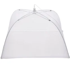 Cloche moustiquaire pliable blanche 43x43xH20cm