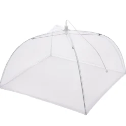 Cloche moustiquaire pliable blanche 43x43xH20cm