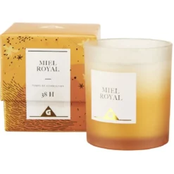 Coffret bougie Miel royal