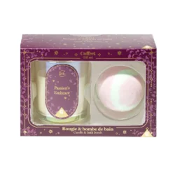 Coffret bougie x1 et bombe de bain x1 - 3 modèles