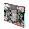 Coffret maxi 2en1 fabrique à bijoux perles et maquillage 36x47cm