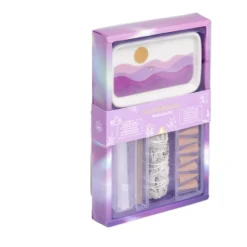 Coffret méditation kit encens/sauge/sélénite