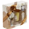 Coffret senteur avec bougie/crème mains/parfum d'intérieur