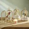 Coffret senteur cage corde fleur séchée lavande Ø14xH24cm