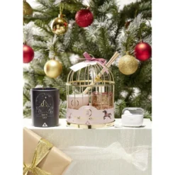 Coffret senteur sous cage diffuseur/bâtonnets/bougie (3 modèles)