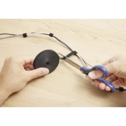 Collier de serrage auto-adhésive réutilisable nylon 5m (3 modèles)