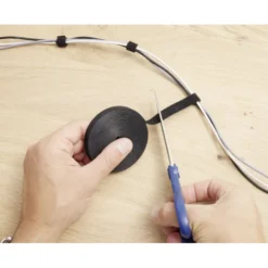 Collier de serrage auto-adhésive réutilisable nylon 5m (3 modèles)