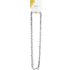 Collier mini boules à facettes disco L80cm