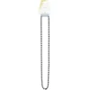 Collier perle blanc ou noir L84cm