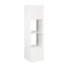 Colonne en bois 4 cases Adam blanche 30xP29,5xH120cm