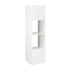 Colonne en bois 4 cases Adam blanche 30xP29,5xH120cm
