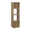 Colonne en bois 4 cases Adam brun naturel 30xP29,5xH120cm