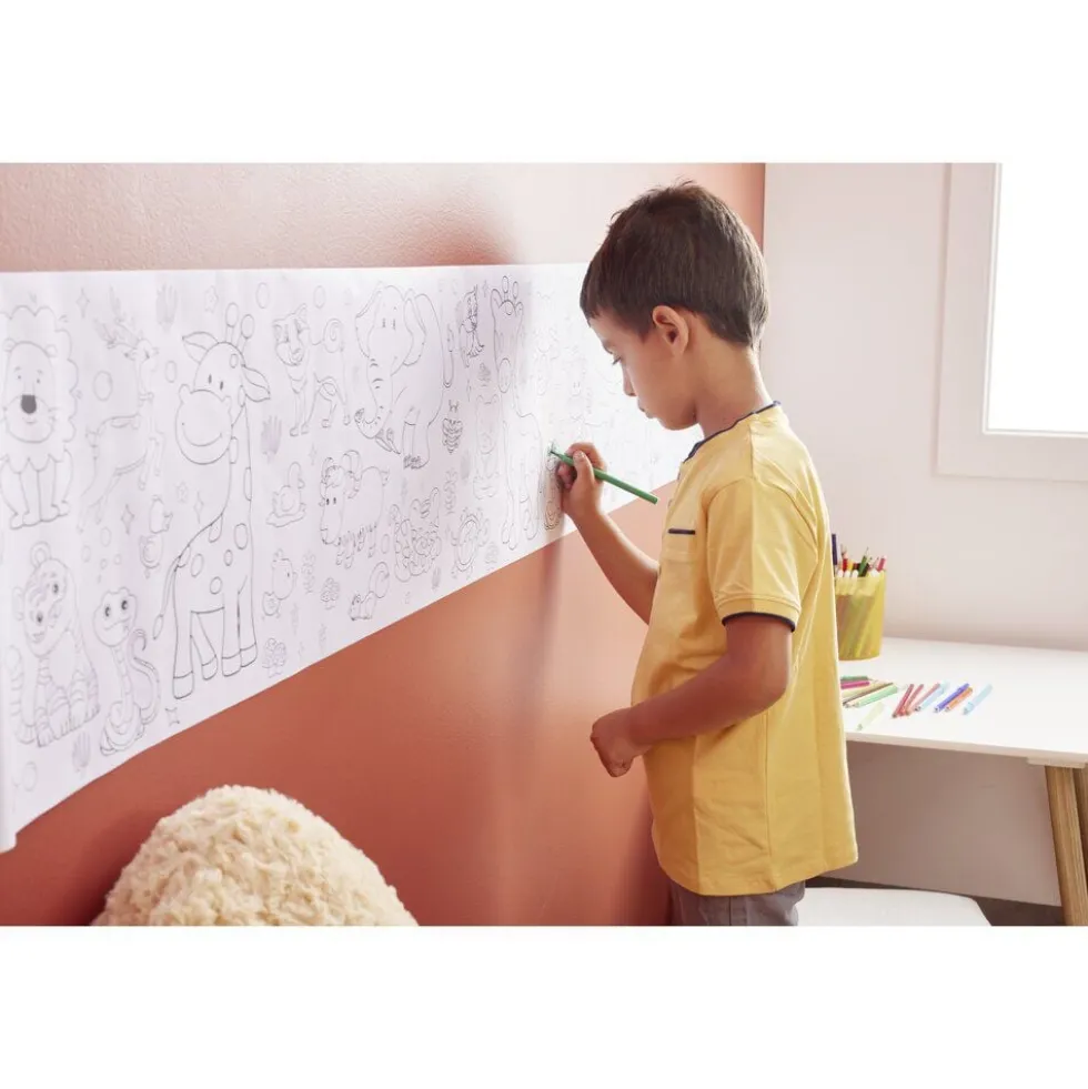 Coloriage en papier adhésif rouleau 2m