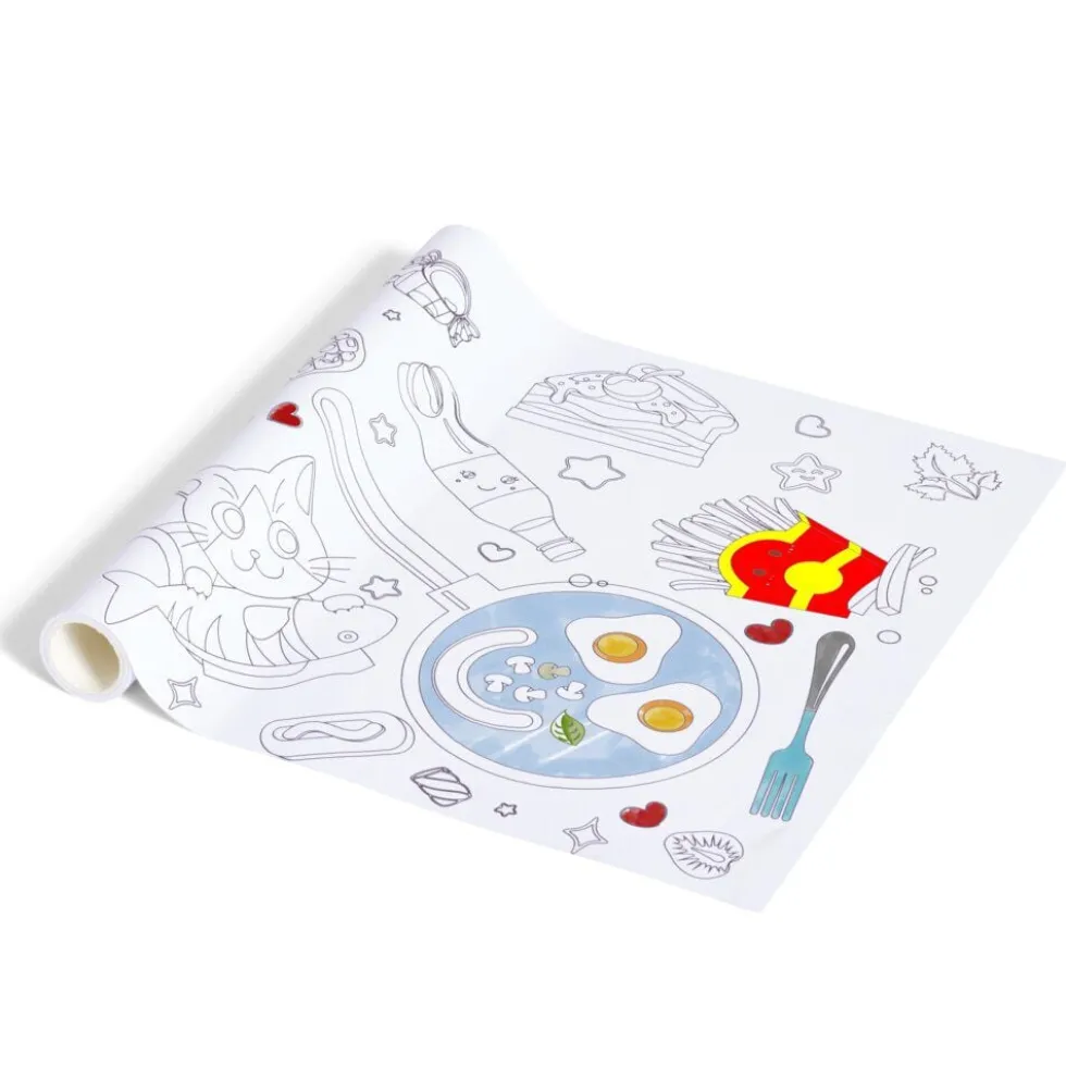 Coloriage en papier adhésif rouleau 2m