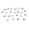 Confetti coeur rose et blanc 30g