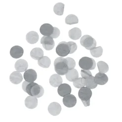 Confettis en papier rond gris ø 2 cm