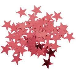 Confettis forme Étoile Rouge x 160