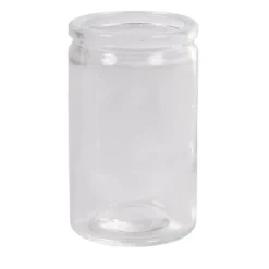 Contenant cylindrique en verre avec bouchon en liège x6