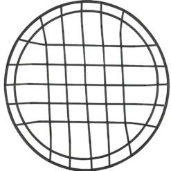 Corbeille à fruit ronde en métal noir Ø20xH5cm