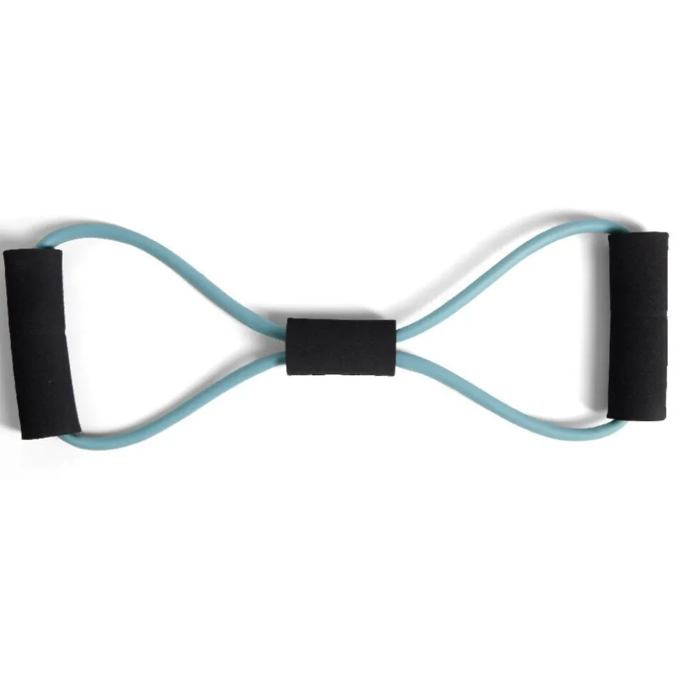 Corde de résistance fitness 1800mm bleu ou rouge