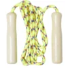 Corde à sauter jaune avec poignées bois L200cm