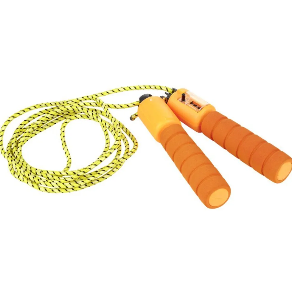 Corde à sauter sport avec compteur et décompte 2,3m (2 modèles)