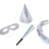 Cotillon pailleté pour 5 personnes papier