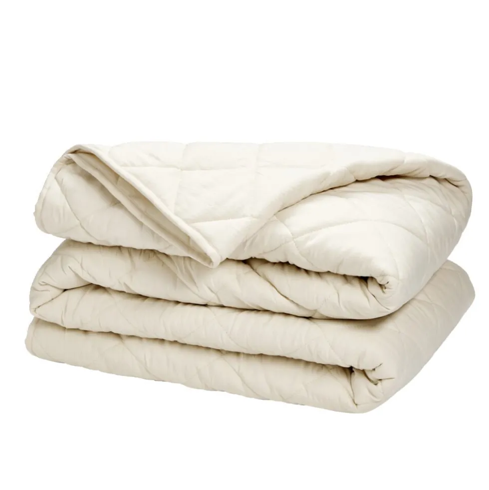 Couette 2 personnes 240x220cm tempérée microfibre lavée toucher doux uni beige