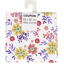 Coupon tissu 100% coton 50x50cm