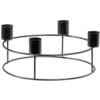 Couronne chandelier métal noir