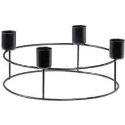 Couronne chandelier métal noir