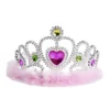 Couronne de princesse fourrure rose