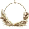 Couronne fleurs séchées Ø32cm