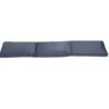 Coussin bain de soleil gris anthracite à nouette 55xL185cm
