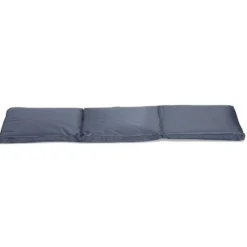 Coussin bain de soleil gris anthracite à nouette 55xL185cm
