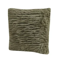 Coussin carré à poils longs 40x40cm - 3 modèles